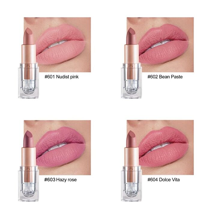 Ice Cube Matte Lipstick - 12 Colors - 603# Hazy Rose - 3.5g