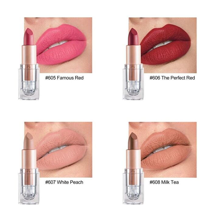 Ice Cube Matte Lipstick - 12 Colors - 603# Hazy Rose - 3.5g