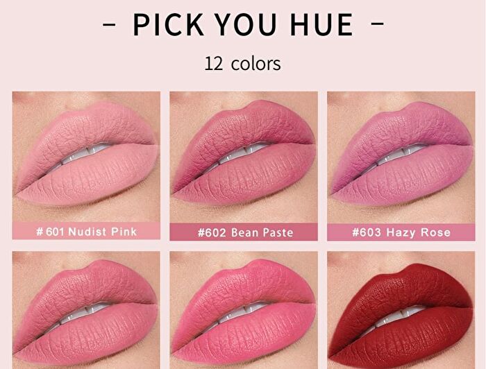 Ice Cube Matte Lipstick - 12 Colors - 603# Hazy Rose - 3.5g