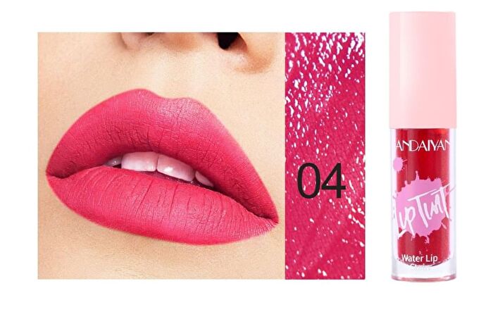 2 In 1 Liquid Lip Stain - 6 Colors - 04# - 5ml