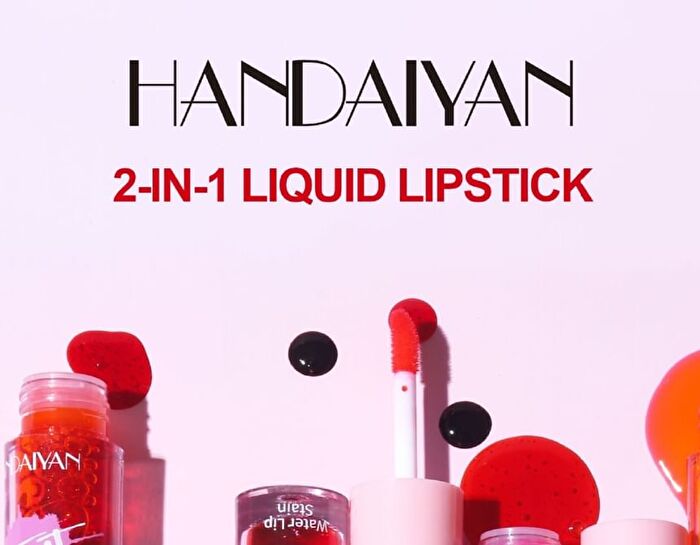 2 In 1 Liquid Lip Stain - 6 Colors - 04# - 5ml