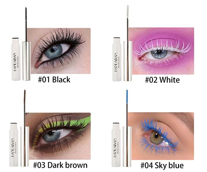 Colorful Mascara - 12 Colors - 4# Sky Blue - 5ml