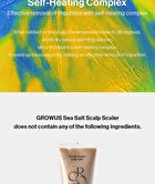 Growus Sea Salt Therapy Scalp Scaler - 120g