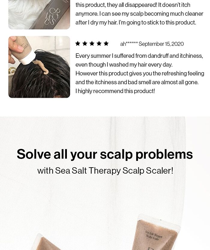Growus Sea Salt Therapy Scalp Scaler - 120g