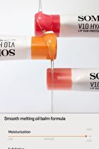 V10 Hyal Lip Sun Protector - 2 Colors - #01 Rosy