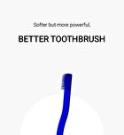 La dens Better Toothbrush Refill Only - 4 Colors - White