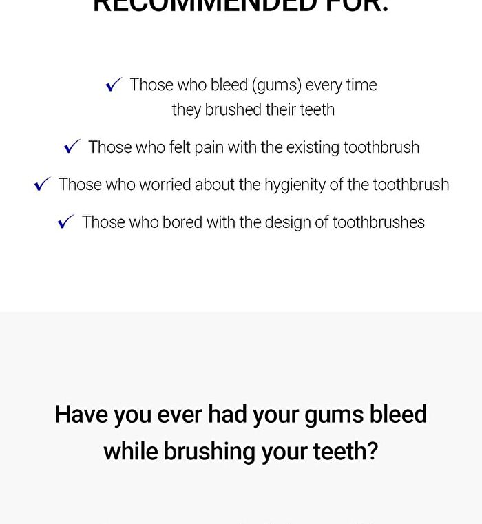 La dens Better Toothbrush Refill Only - 4 Colors - White