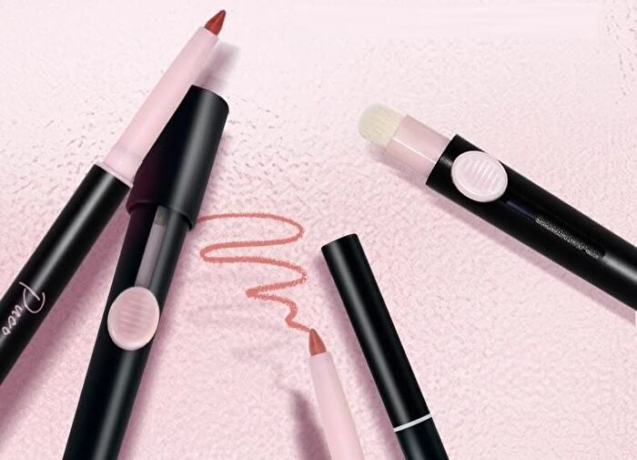 2 in 1 Lip Liner Brush - 3 Colors - #02 - 250mg
