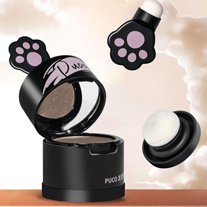 Puco Quick Hair Cushion - 3 Colors - #02 Dark Brown - 3.8g