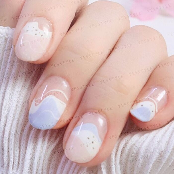 Sakura Ocean Nail Art Stickers - 24 pcs