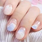 Sakura Ocean Nail Art Stickers - 24 pcs