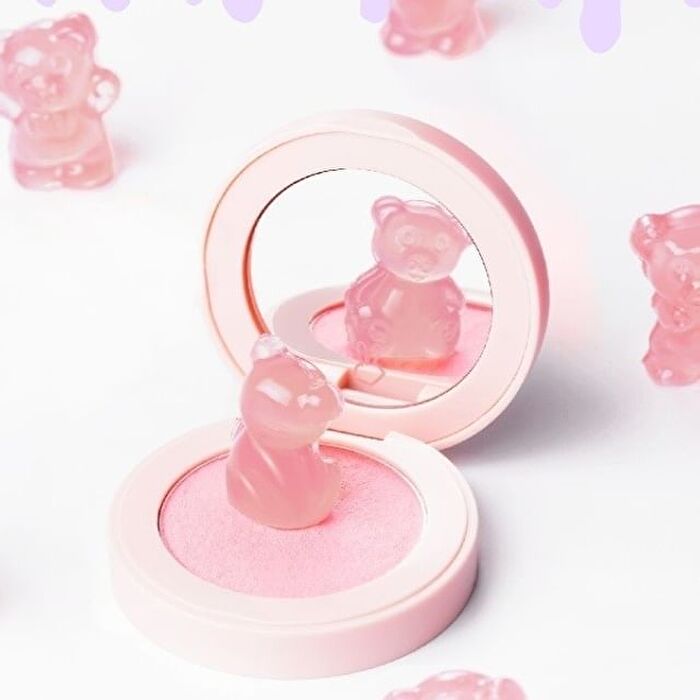 Hyntoor Fudge Blusher Mud - 3 Colors - 02# Peach Gummy - 3.8g