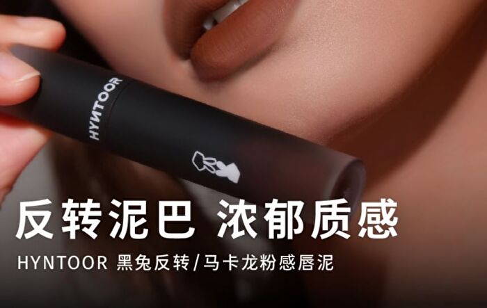 Hyntoor Reverse Macaron Lip Glaze - 6 Colors - Villain Chiffon - 3.2g