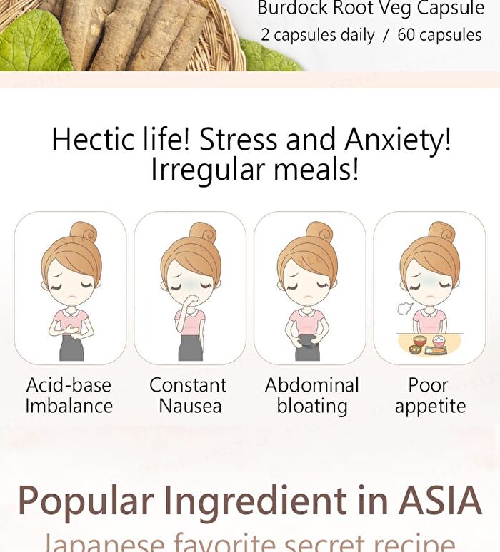 Burdock Root Veg Capsule - 60 capsules