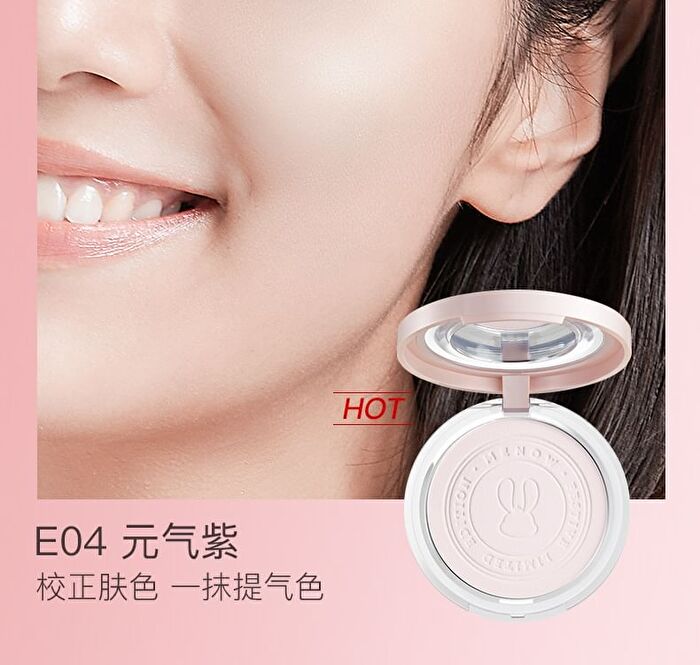 Menow Rabbit Edition Matte Loose Setting Powder - 6 Shades - E04# Light Purple - 8.5g