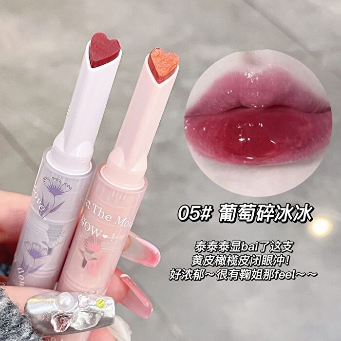 Heart-shaped Lipstick - #04-#06 - #05 - 3.2g