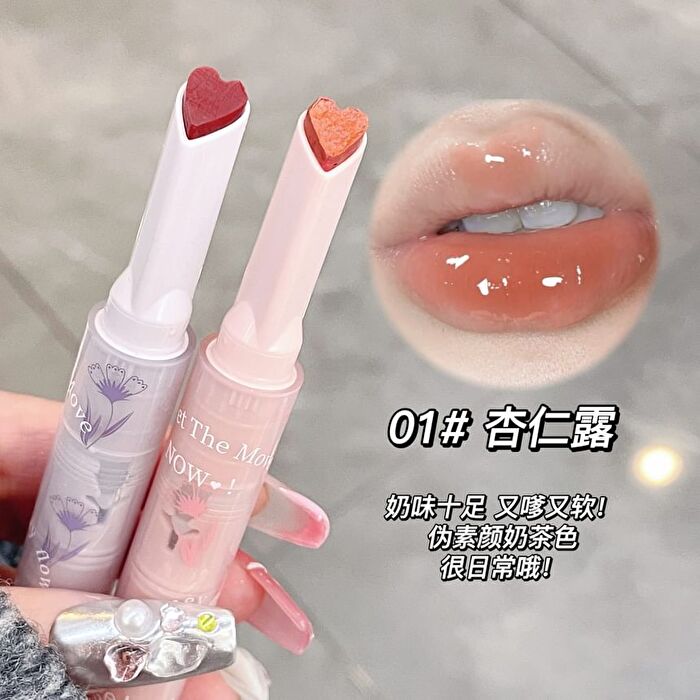 Heart-shaped Lipstick - #01-#03 - #02 - 3.2g