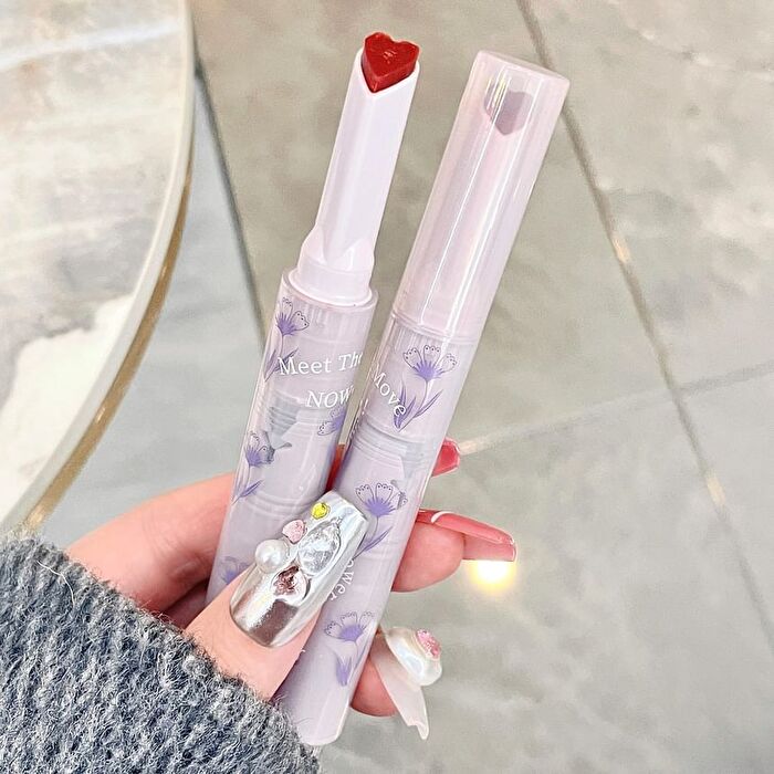 Heart-shaped Lipstick - #01-#03 - #02 - 3.2g