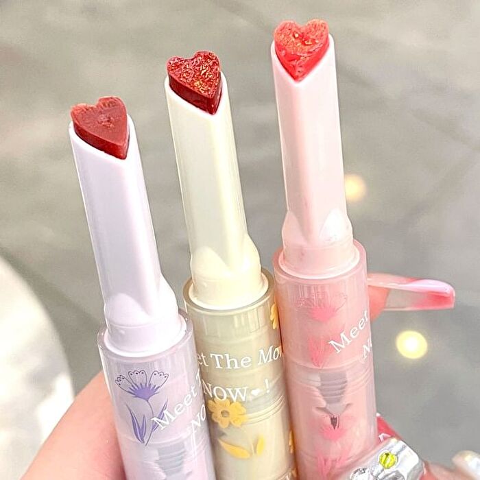 Heart-shaped Lipstick - #01-#03 - #03 - 3.2g