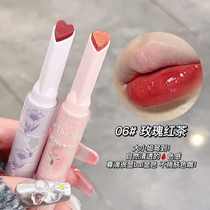 Heart-shaped Lipstick - #04-#06 - #06 - 3.2g