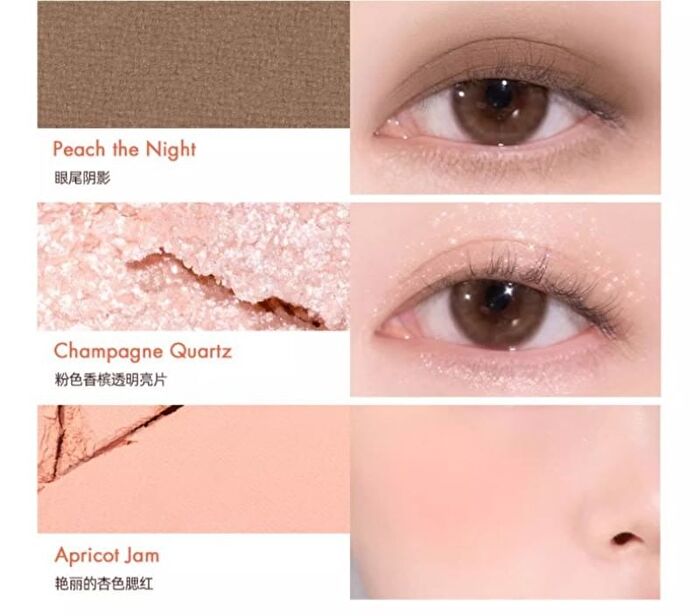 6 Shade Eyeshadow Palette - #01 Apricot Mood - #01 - 12.5g