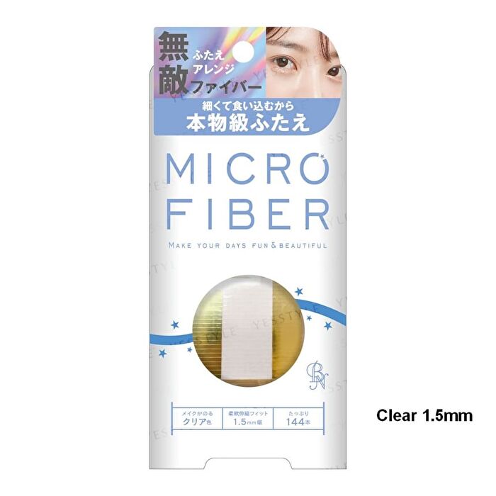 Bn Micro Fiber Double Eyelid - 1.8mm Clear 120 pcs