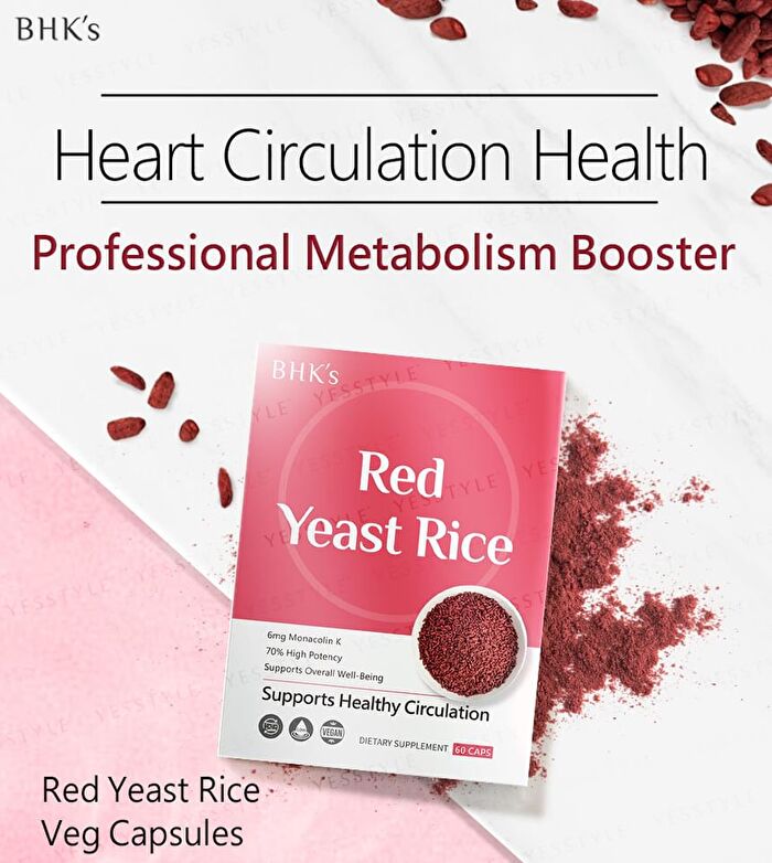 Red Yeast Rice Veg Capsule - 60 capsules