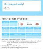 Fresh Breath Ex Probiotic Lozenge Black Currant Flavor - 90 tablets