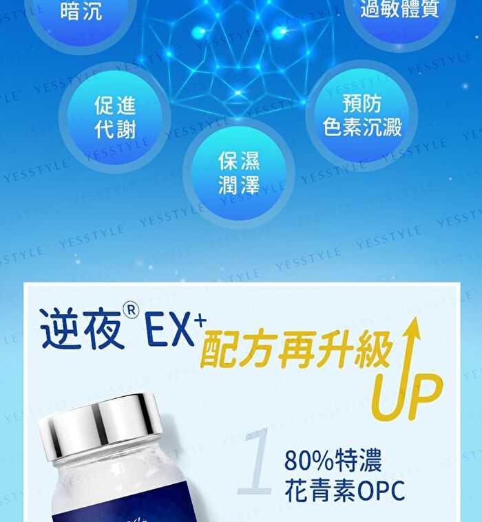 Black Eye Ex+ OPC + Lactobacillus Veg Capsule - 60 capsules