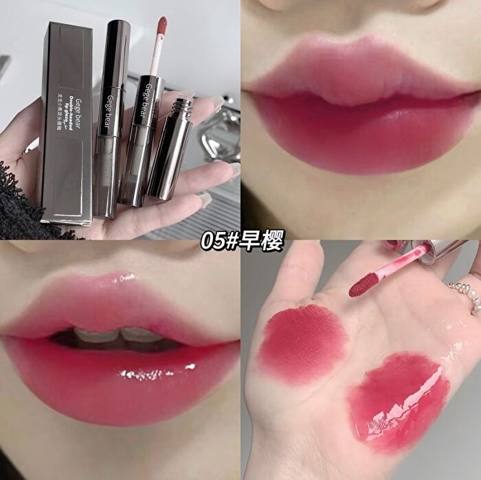2 in 1 Lip Glaze - #04-#06 - #04 - 2g*2