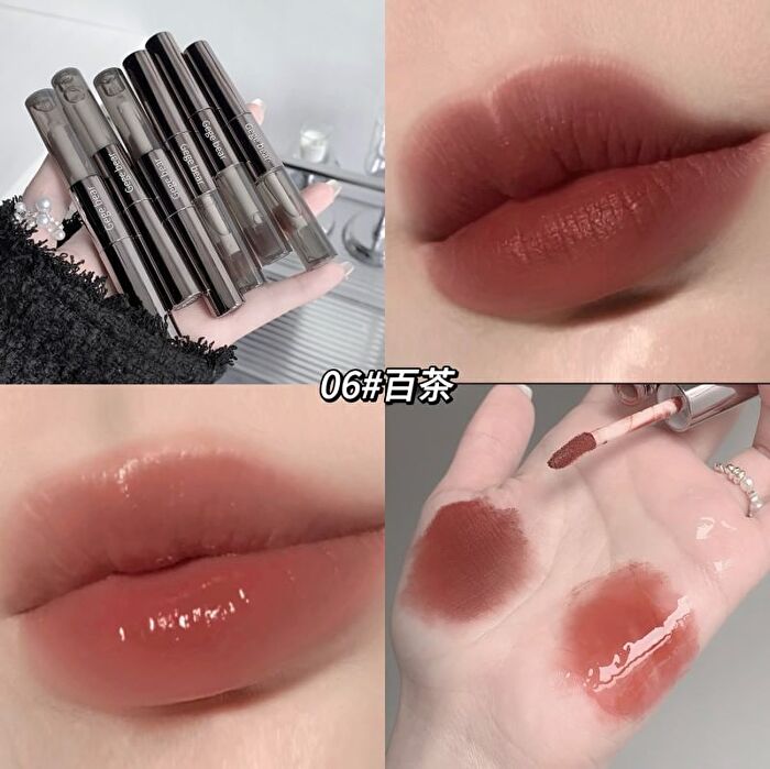 2 in 1 Lip Glaze - #04-#06 - #04 - 2g*2