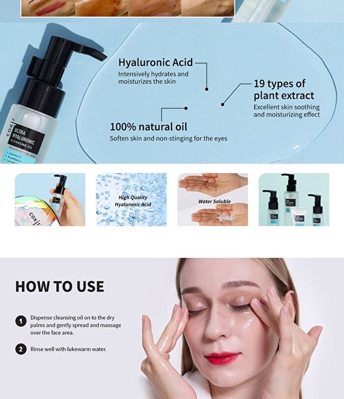 coxir Ultra Hyaluronic Cleansing Oil Mini - 50ml