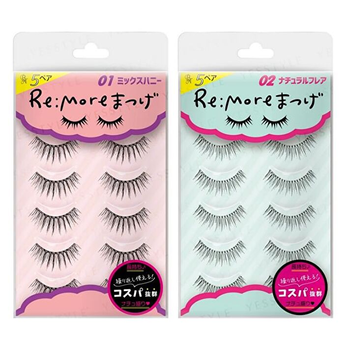 Re:More False Eyelashes - 02 Flare - 5 pairs