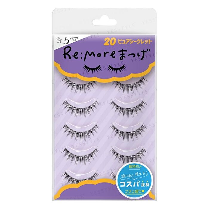 Re:More False Eyelashes - 13 Cute - 5 pairs