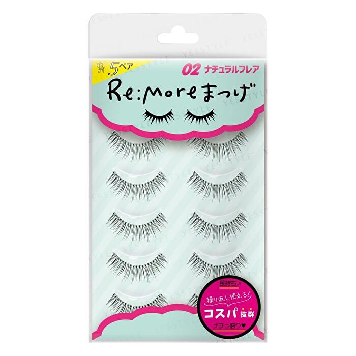 Re:More False Eyelashes - 13 Cute - 5 pairs