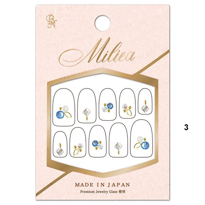 Miliea Premium Jewelry Stone Nail Stickers - 4