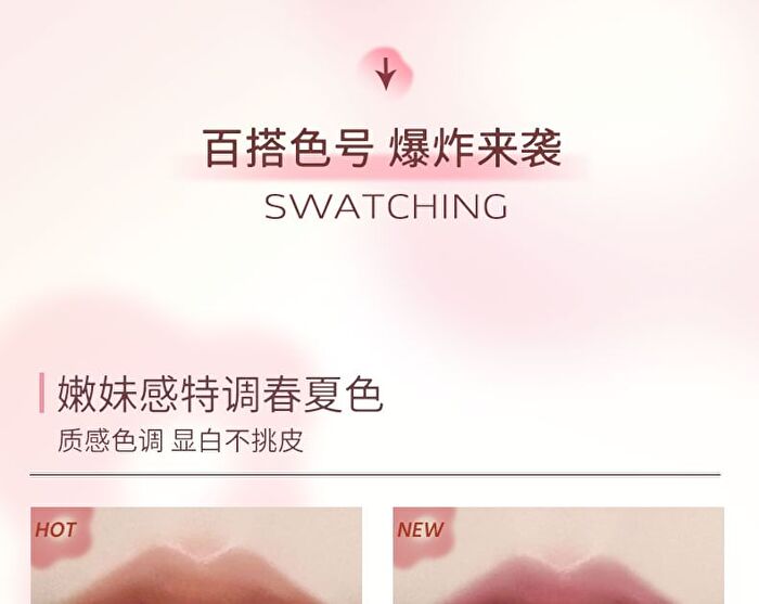Romantic Beauty Spring & Summer Cream Lip Mud - 8 Colors - #S17 Red Bean - 3g