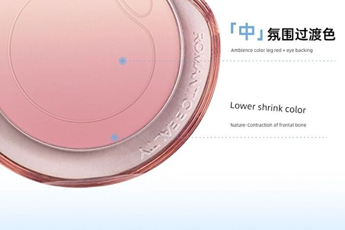 Romantic Beauty Gradient Blusher - #F26 - #F28 - #F24 Milk Peach - 5g