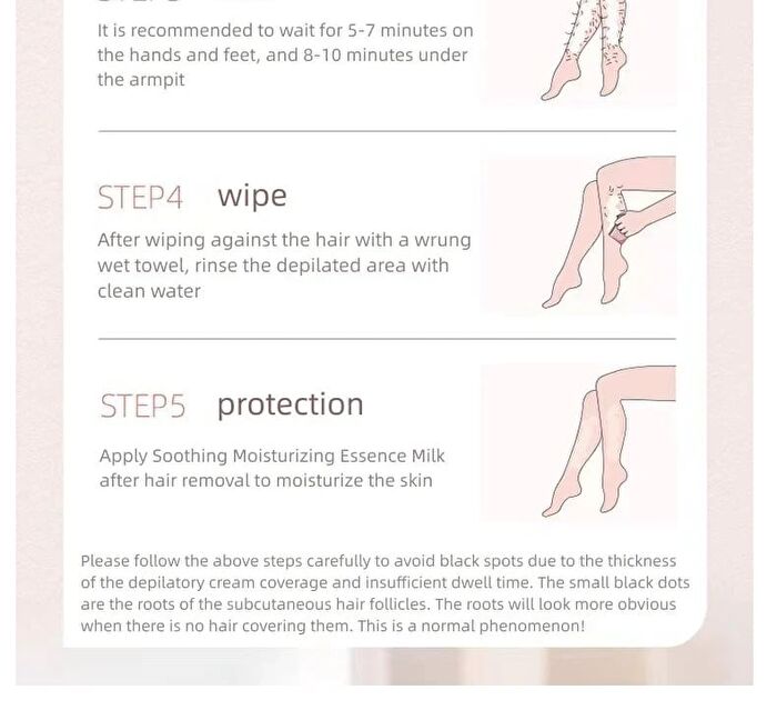 Watercome Body Hair Removal Cream - 80g - Orange - 80g