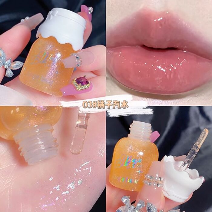 Glitter Lip Gloss - 3 Colors - #04 - 10g