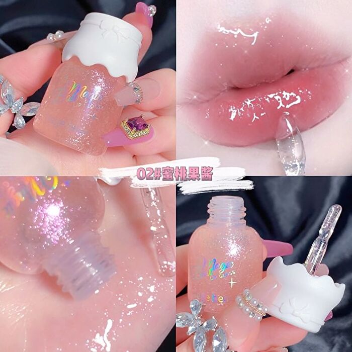 Glitter Lip Gloss - 3 Colors - #03 - 10g