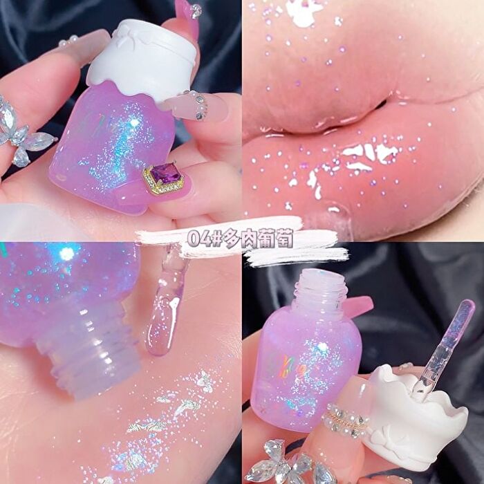 Glitter Lip Gloss - 3 Colors - #03 - 10g