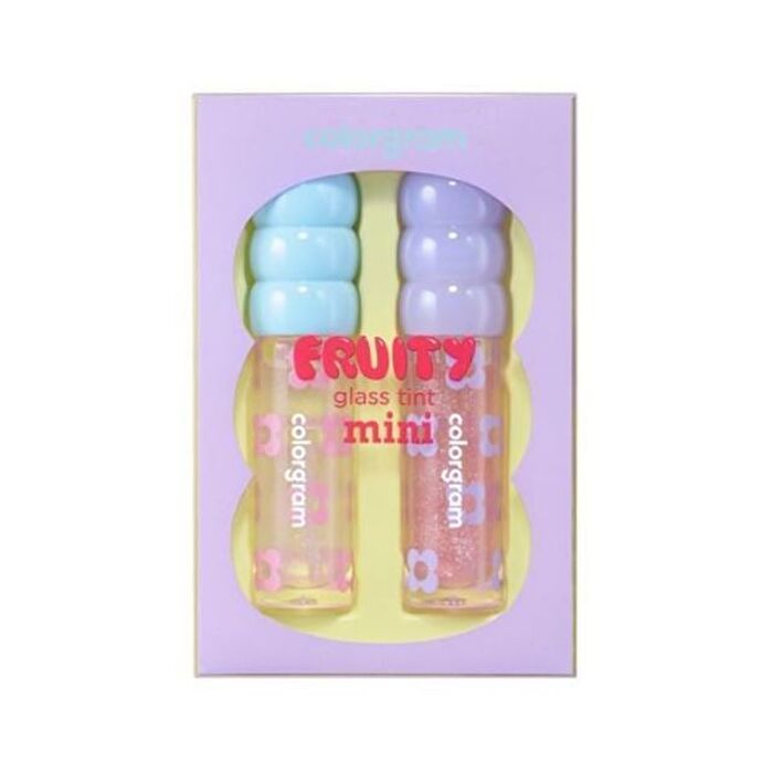 Fruity Glass Tint Mini Duo Set - 3 Colors - #01 Double Gloss