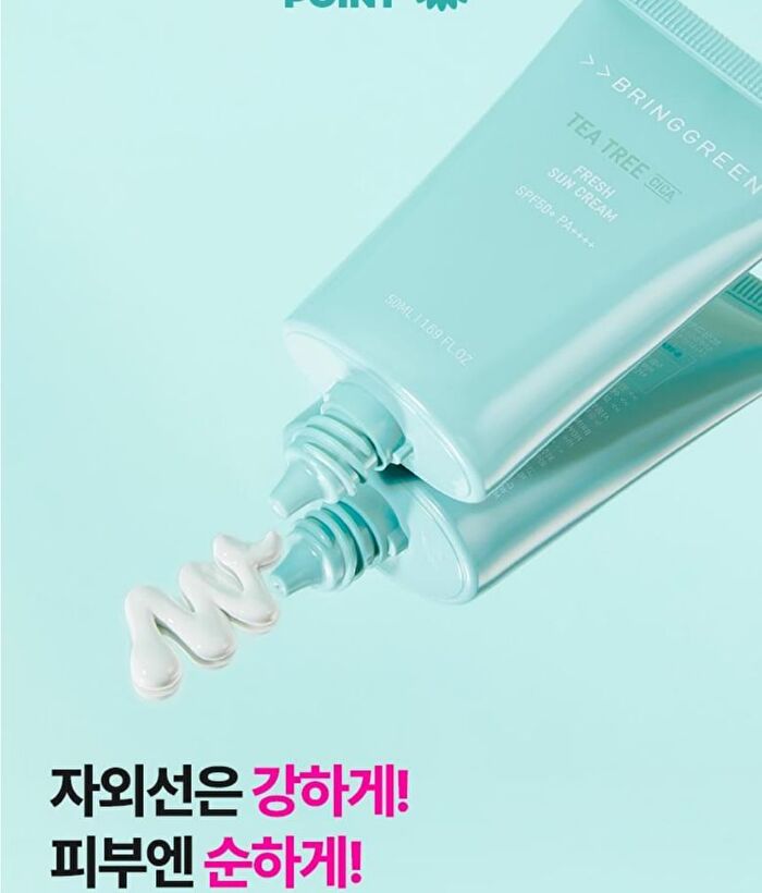 Tea Tree Cica Fresh Sun Cream - 2024 Version - 50ml