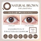 One-Month Color Lenses Natural Brown 2 pcs - P-2.75 (2 pcs)