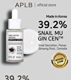 Aplb Snail Mucin Ginseng Ampoule Serum Set - 2 pcs