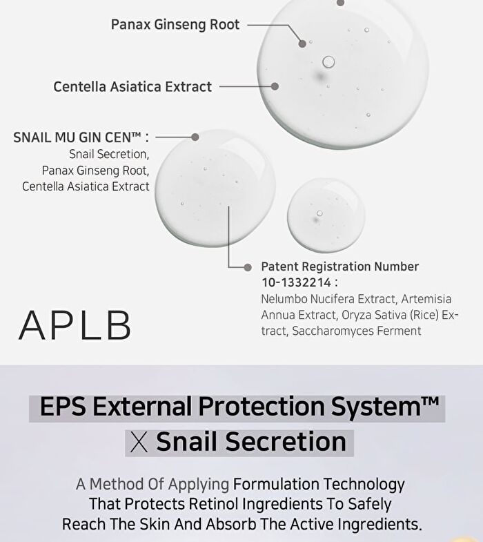 Aplb Snail Mucin Ginseng Ampoule Serum Set - 2 pcs