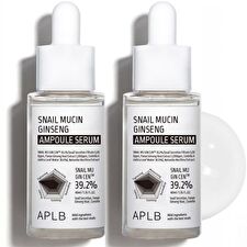 Aplb Snail Mucin Ginseng Ampoule Serum Set - 2 pcs