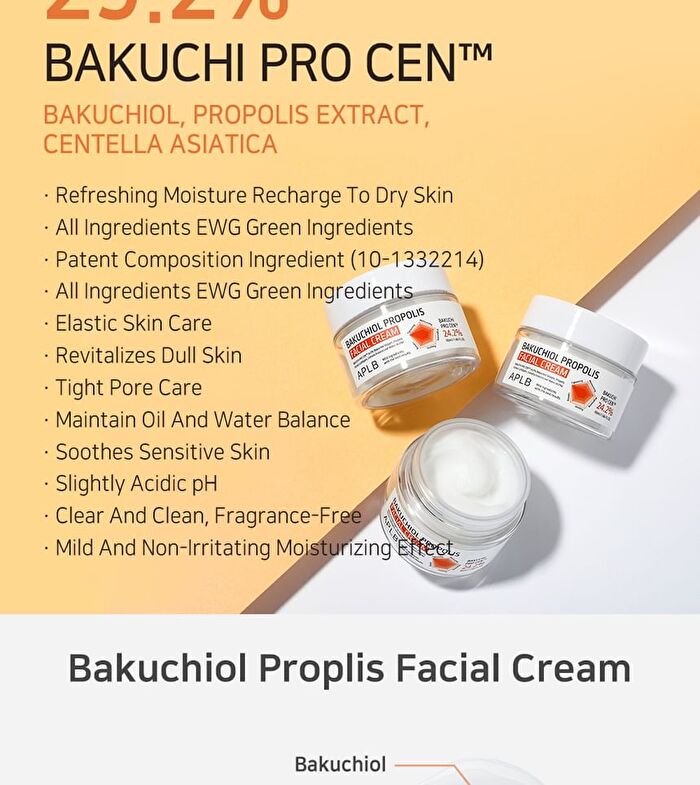 Aplb Bakuchiol Propolis Facial Cream Set - 2 pcs