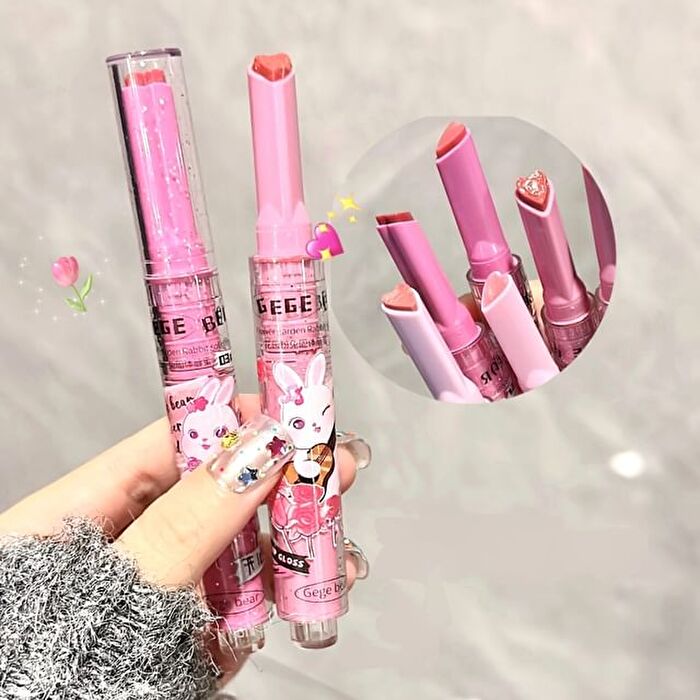 Heart Shaped Lip Gloss - #01-#03 - #03 - 2g
